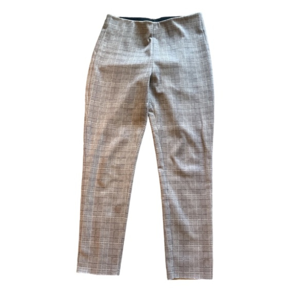 Zara Gray Plaid Trousers